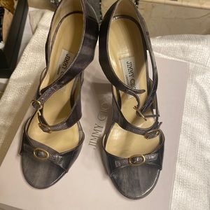 Jimmy Choo Kennyshe208 Grey Shaded Eel